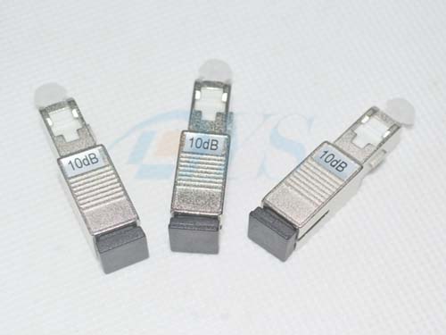 High Precision Fiber Optic Attenuator 10db Metal Type SC For Fiber Optic Test