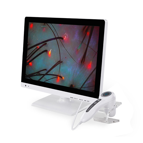 15 Inch HD Three Spectrum Hair Analyzer Machine Home Salon Hair Health Analyzer