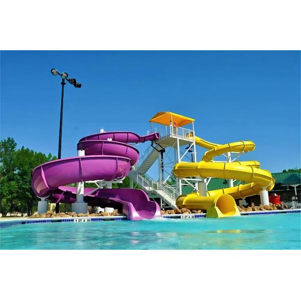 OEM Outdoor Children Play Park Amusement Pool Guangzhou Fiberglass Water Slide for Kids