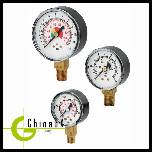 40mm To 150mm Hydraulic Pressure Gauge For Chemical Industry