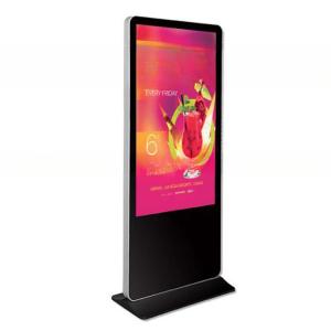 UHD 49" inch floor stand LCD digital wifi signage totem video loop display kiosk