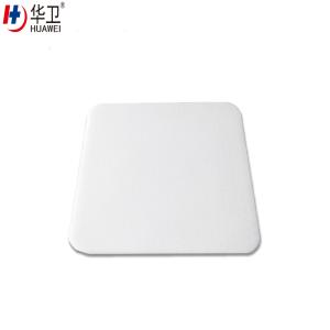 Silicone foam dressing with PU film, without border