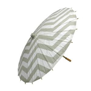 Quality Chevron Pattern Paper Parasols for sale