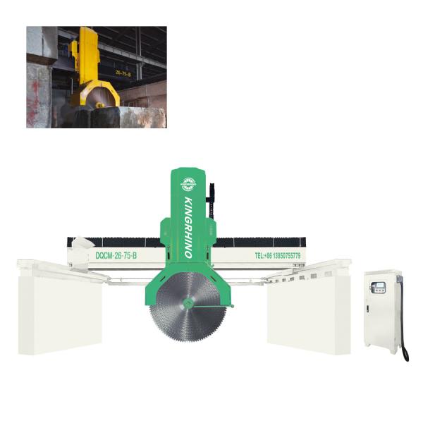 90kw 1150mm Max Lifting Stroke Dual Drive Granite Limestone Block Cutter Casting