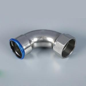 Quality Cold Drawing Steel Press Fittings Elbow 2Mpa Internal Thread Industrial Metric DN15 for sale