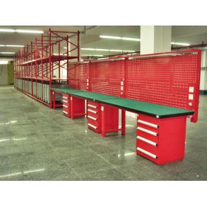 Powder Coating Stainless Steel Industrial Workbenches With Drawers