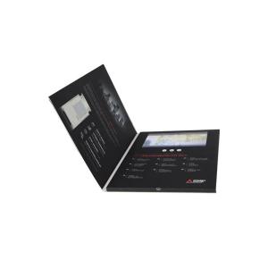 Hardcover Invitation Promotional Video Brochure Handmade With 8GB Memory