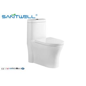 Sanitary ware siphonic wc , one piece S trap ceramic toilet CE Certification