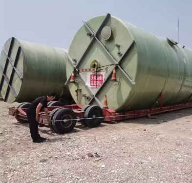 All Size Acid Material FRP Storage Tank For Chemical Production Line