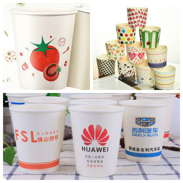 210g White Printable 650mm Cupstock Paper For Disposable paper cup 