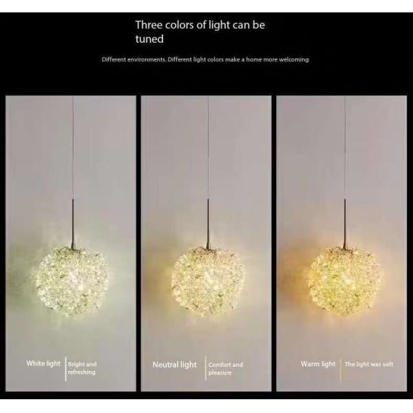 Modern Crystal Lychee Lamp Luxury Villa Duplex Staircase Lighting For Raised Living Room And Bedroom