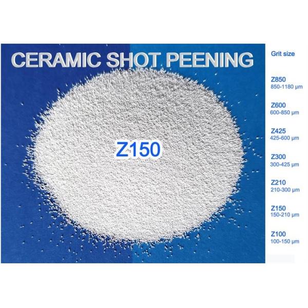 Surface Enhancement Shot Blasting Beads Z150 For Aerospace / Automotive Industry