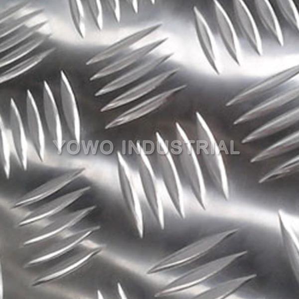 0.8mm 3003 Bright Aluminum Embossed Sheets