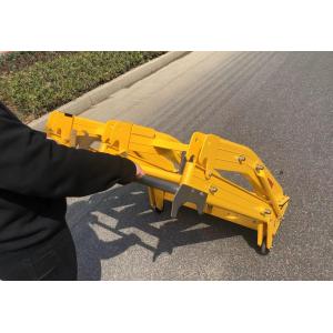 Yellow Shock Absorption Portable Vehicle Barricades Collapsible