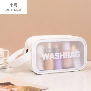 Lager Capacity Waterproof Cosmetic Bag Toiletry Bag With Handle