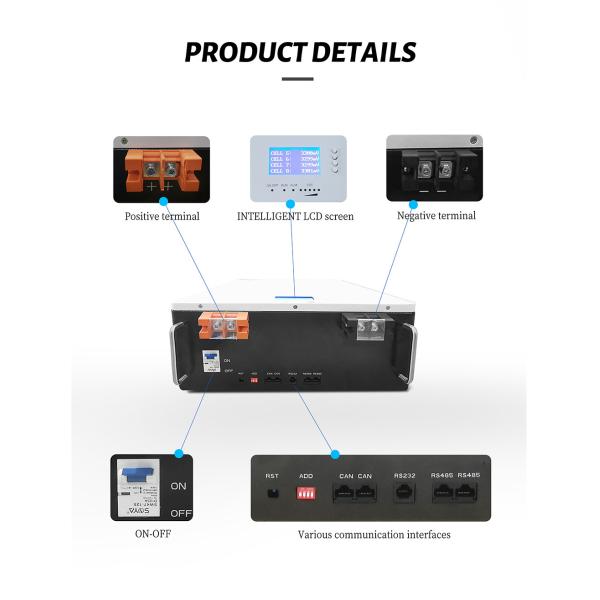Lifepo4 24v 200ah Lithium Solar Power Wall Batteries For Energy Storage