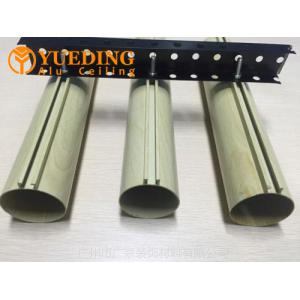 Curved Aluminum Strip Ceiling Lightweight Round / Square Tube