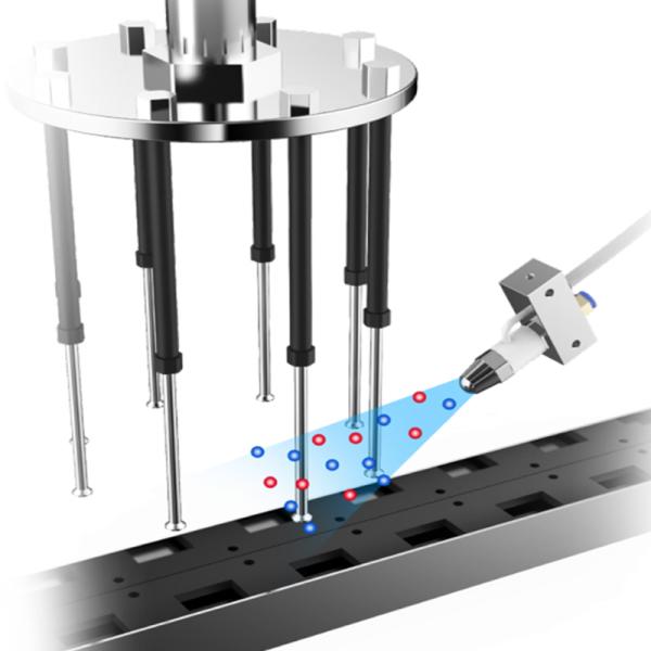 Cleanroom High Voltage ESD Ionizer Suspension Static Ionizing Air Nozzle