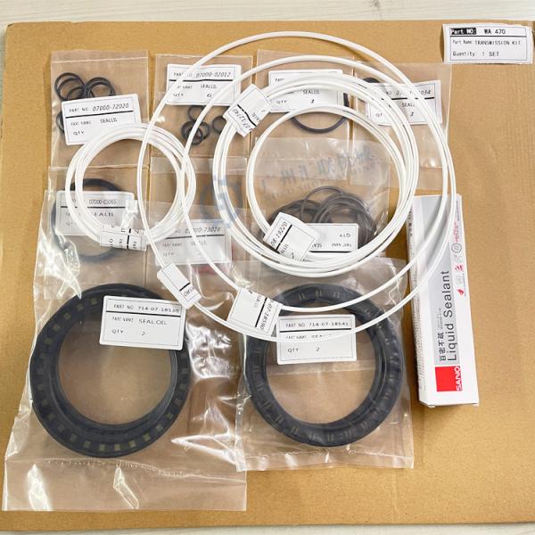 Buy NBR Excavator Seal Kit Komatsu Loader WA470 Gearbox Repair Kit Automatic Transmission Overhaul Seal Kit at wholesale prices