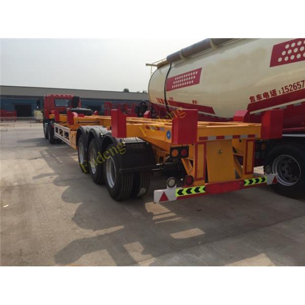 20ft 40ft 3 Axle Chassis Container Trailer Mechanical / Air Suspension
