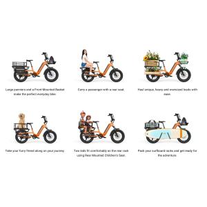 20” Fat Tire Long Tail Cargo E-bike