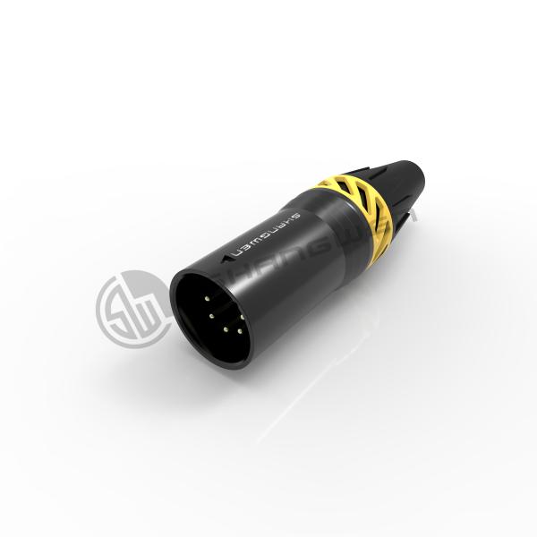 Audio XLR 3 Pin Male Female Plug Connector Electrical IP65 Waterproof