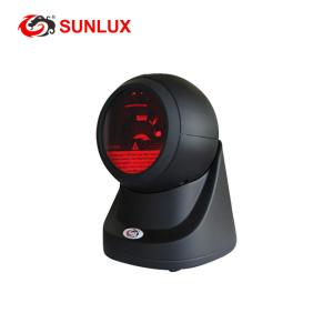 Quality Multi Directional Laser Barcode Scanner Round Case Adjustable USB Interface for sale