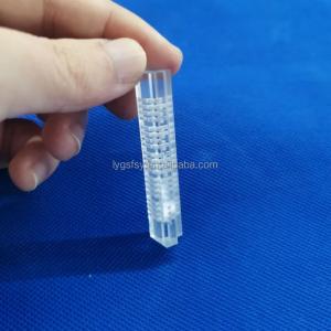 Professional custom high light transmission perforated quartz laminate