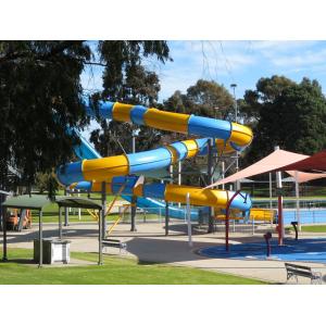 Water Amusement Park Ride Party Equipment Commercial Fiberglass Water Slide