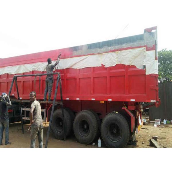 Buy 45m3 bulk heavy duty tipper trailer , 5 axle dumper trailer with 13R22.5 Tyre, Sinomicc brand semi dump trailer at wholesale prices