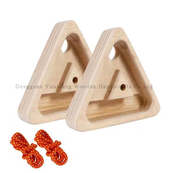 Wood Climbing Training Gear Portable Hangboard Climbing Fingerboard Triangle Wooden Climbing Training Boards