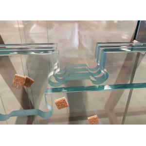 2.1mm Thick Rough Insulated Tempered Glass Rapid Cooling Scratch Resistant