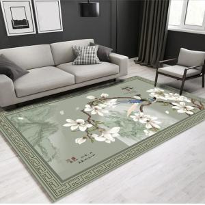 Quality Rectangle Modern Simple Flower Living Room Floor Carpets 80*120cm for sale