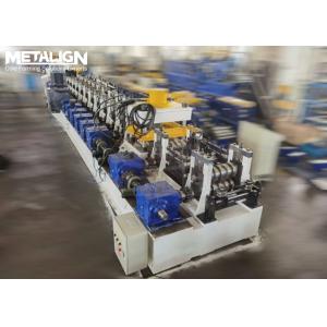 3-4mm Heavy Steel U Post Roll Forming Machine With Inline Punching And Stop Cut