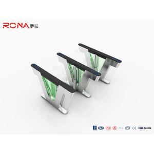 Organic Glass Access Control Barriers Swing Gate AC220V With Multi Passing Modes