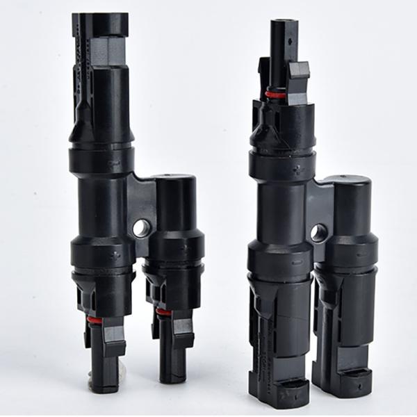 PPO PV-MDY3 ip67 1000v 30a UL94-V0 Solar Photovoltaic T-Connector