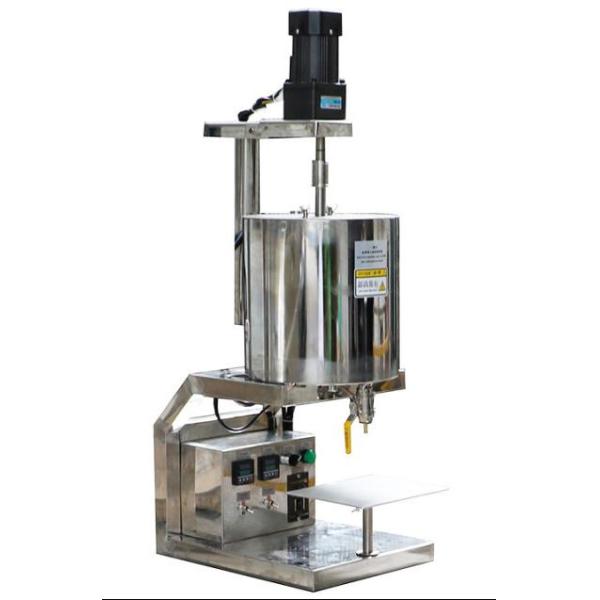 Simple Heated Lipstick Filling Machine 20L Aluminum Mold Lipstick Filling