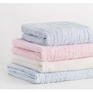 Fluffy 144X116 40S Thick Swaddle Gauze Fabric 6 Layers For Kids