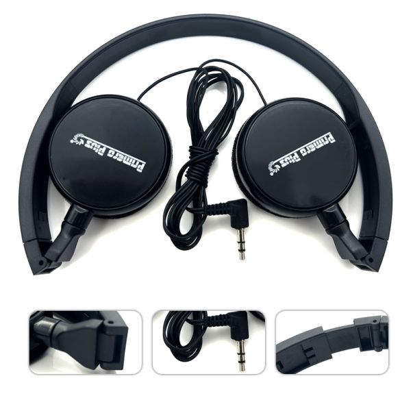 Airline Earphones Classroom Airplane Over Head Earphones Disposable Headphone with PVC Material Cable