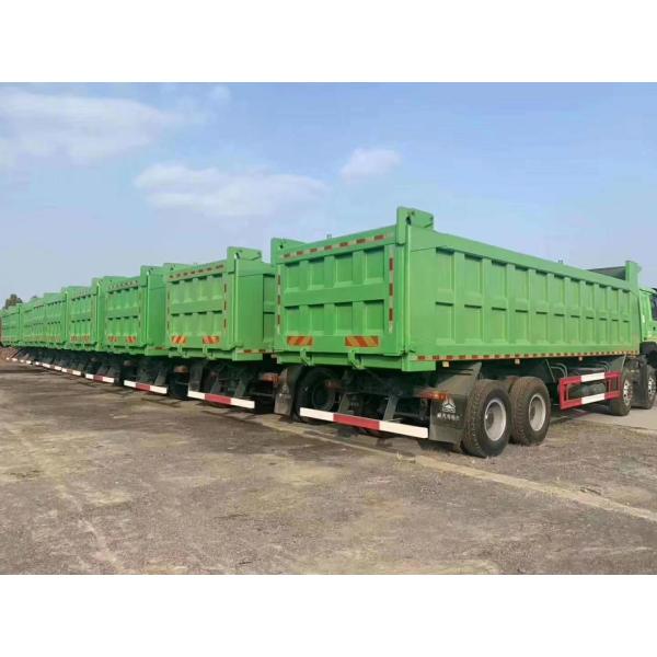 Heavy Duty Sinotruk Howo 7 12 Wheeler Dump Truck With Euro 2 Engine And ZF8118 Steering
