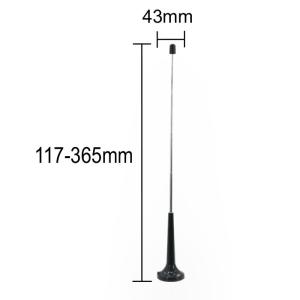 5DBi Telescoping Dvb T2 Indoor Antenna Magnetic Tv Aerial Copper Alloy Whip