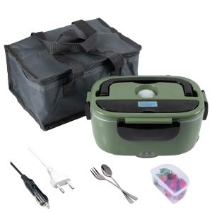 China Portable Electric Heated Lunch Box 1.5L for Adults Leak-Proof Food Warmer with Removable 304 Stainless Steel Container on sale