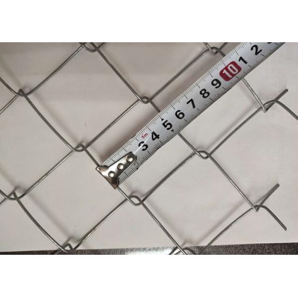 Q195 2.3 MM Diameter Chain Link Security Fence Heat Treated With 20m Roll Length