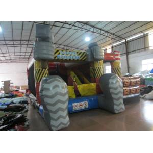 Inflatable Construction worker themed combo PVC material inflatable jumping