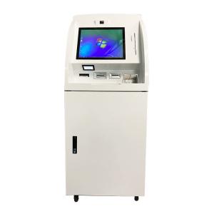 China Self Service Kiosk LCD Cash Deposit Taking ATM Machine Payment Terminal on sale
