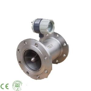 Stainless Steel Gas Turbine Flow Meter 4-20mA Output Digital Flowmeter