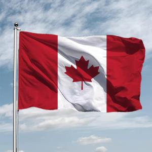 150cmx90cm Polyester World Flags Hanging Style Canada Country Flag