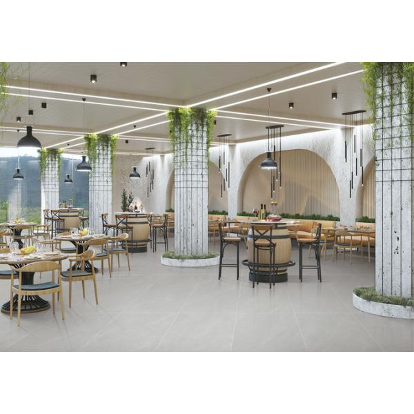 Gray AAA Grade Porcelain Tile 600x1200mm Indoor Floor