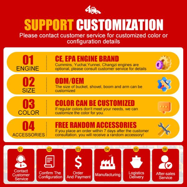 FREE SHIPPING 4x4 Mini Farm Backhoe Tractor Loader Epa Engine Wheel Loader EURO5 Towable Diesel Backhoe Loader