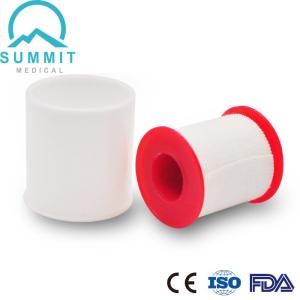 White Cover Surgical Adhesive Plaster With Red Plastic Spool